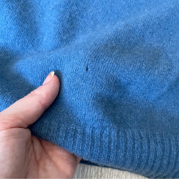 Silk and cashmere vintage sweater made in England - Picture 5 of 10